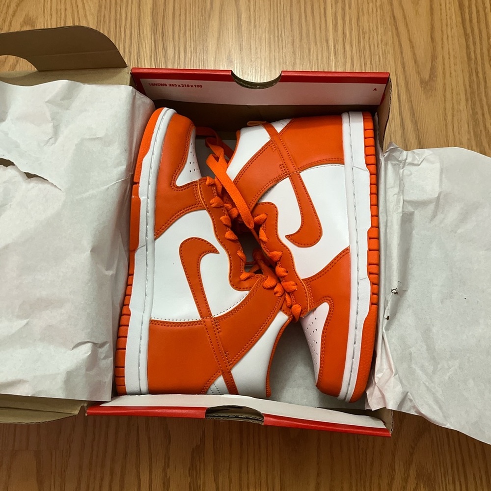 Nike dunk high Syracuse orange